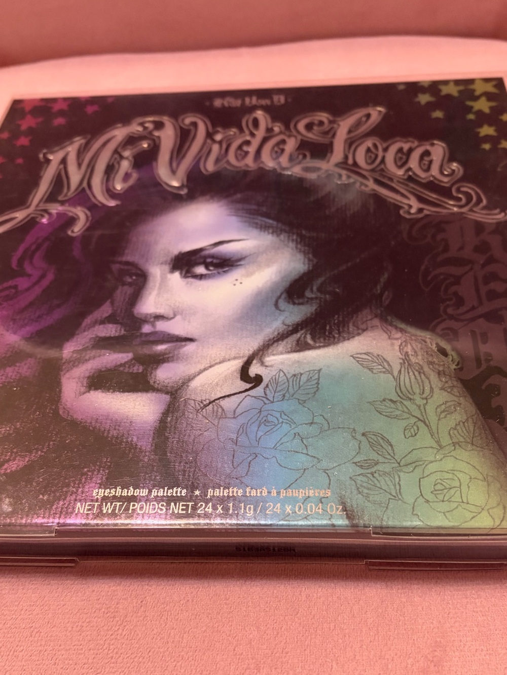 Kat Von D Mi Vida Loca Eyeshadow Palette — Purple, Teal, Black Accents